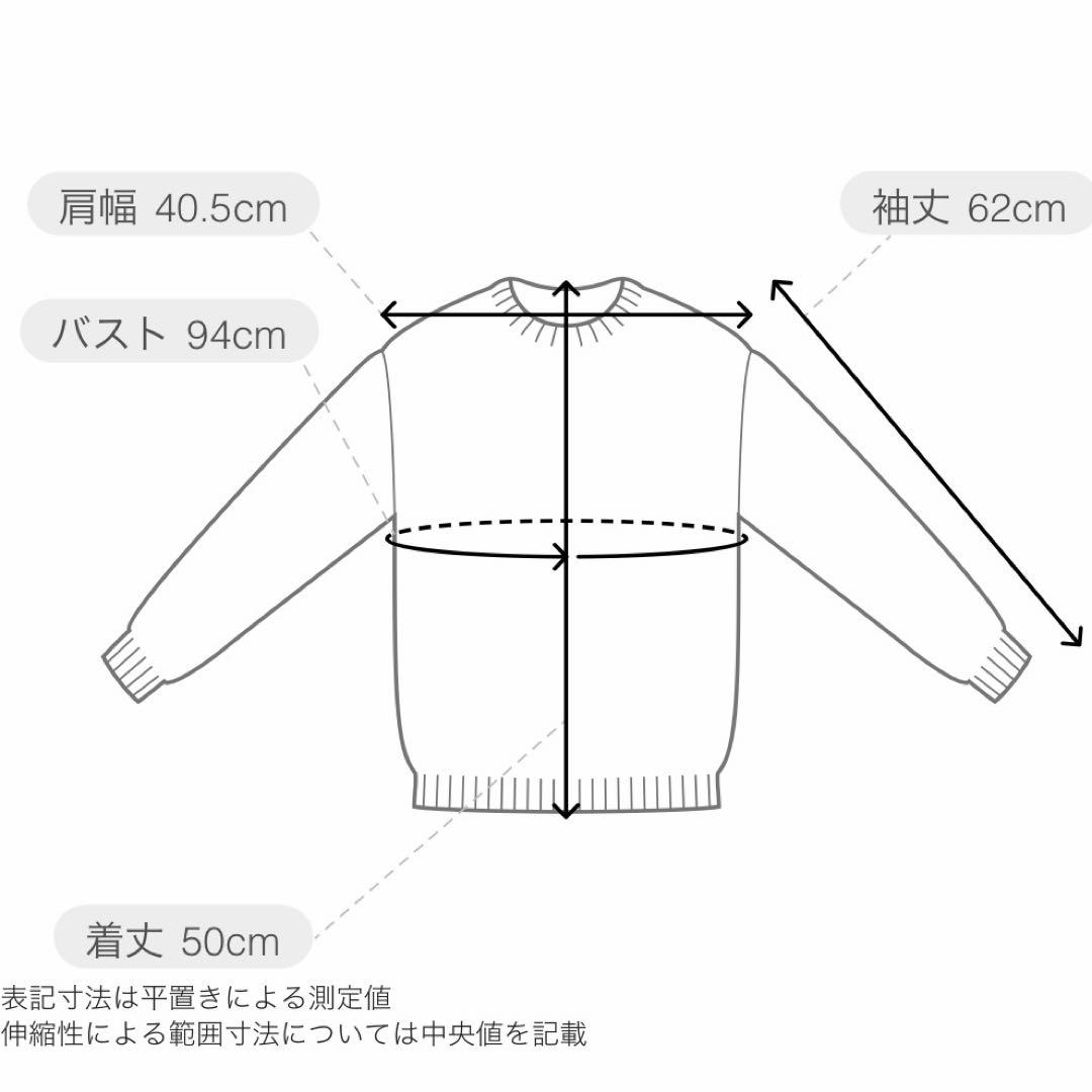 美品　マルティニーク　ダークブラウン 長袖ニットセーター Fサイズ