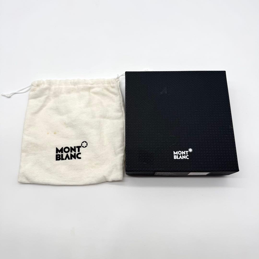 モンブラン ベルト レザー ゴールド金具 ホワイトスター 保存袋 箱 本革 黒