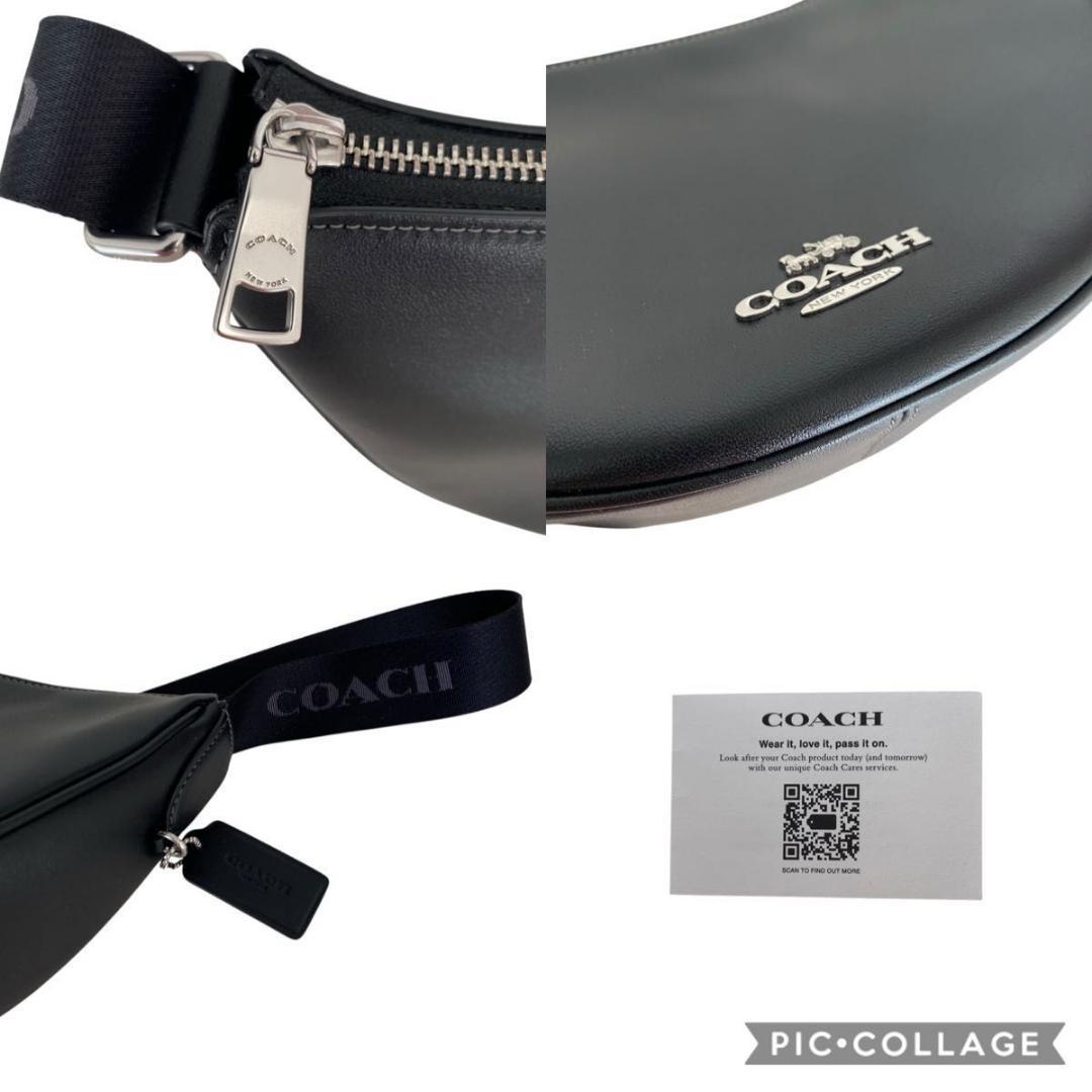 極美品 コーチ ショルダーバッグ ボディバッグ ハーフムーン 　CT644