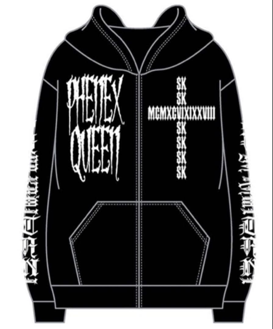 上谷沙弥 Phenex Queen ジップパーカー　STARDOM XL