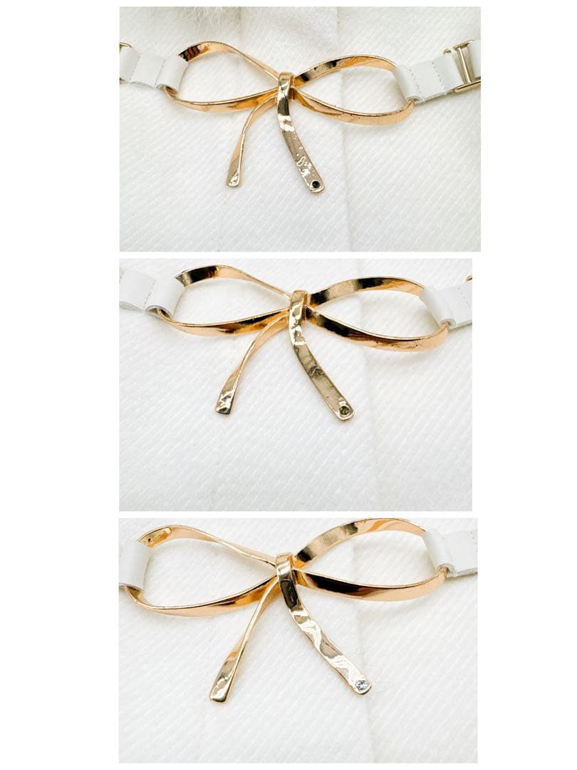 ロディスポット リュバンプリンセス ダッフルコート フォックスファー 白