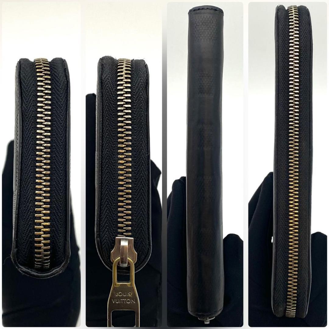 Louis Vuitton ダミエ ブラック 長財布