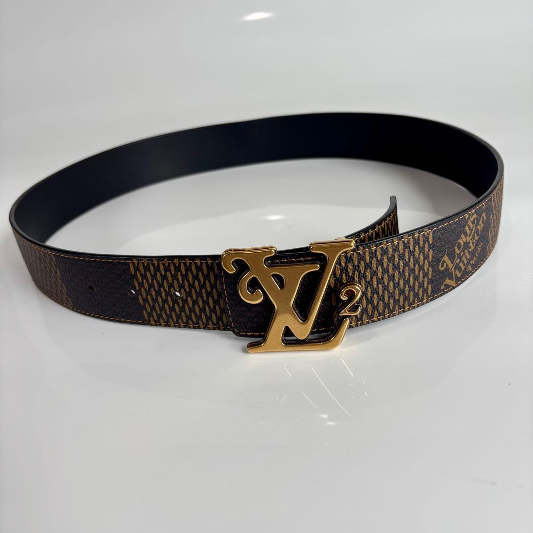 ルイヴィトン NIGO コラボ LV2 サンチュール ベルト リバーシブル
