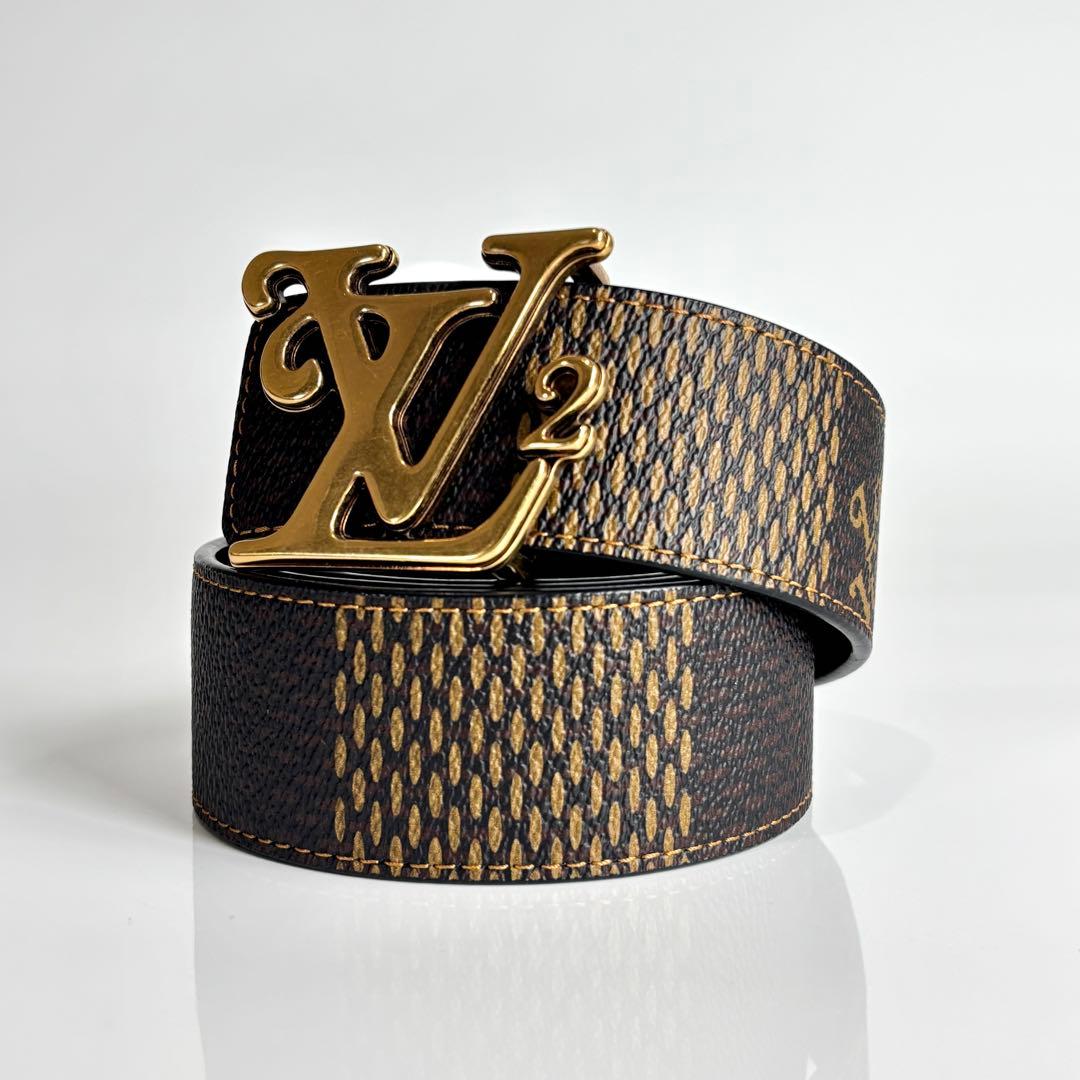ルイヴィトン NIGO コラボ LV2 サンチュール ベルト リバーシブル