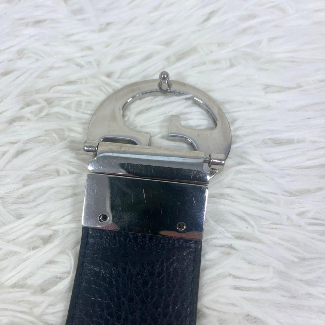 GUCCI グッチ リバーシブル ベルト インターロッキング レザー