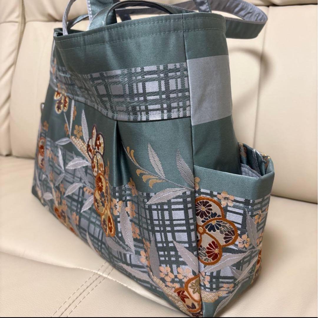 【専用】（706-4、709-6、710-4、712-8）着物帯を使ったバッグ