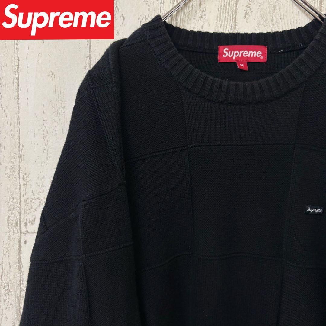 【激レア】SUPREME シュプリーム　ニット　セーター　ボックスロゴ　ゆるだぼ