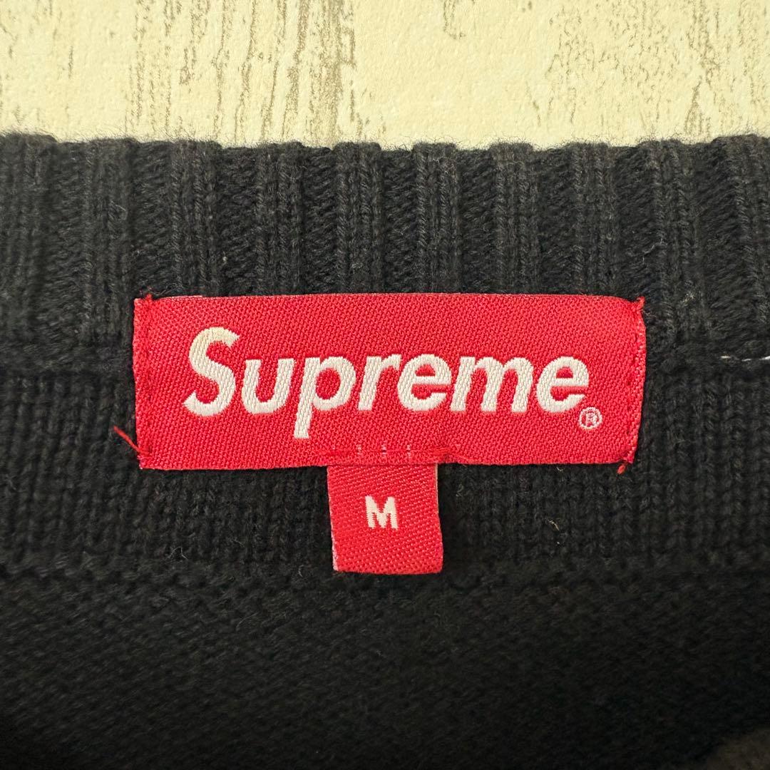 【激レア】SUPREME シュプリーム　ニット　セーター　ボックスロゴ　ゆるだぼ