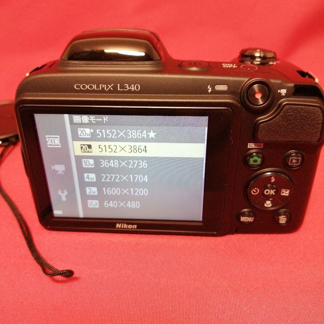 ☆美品☆ Nikon COOLPIX L340 28倍光学ズーム 2016万画素