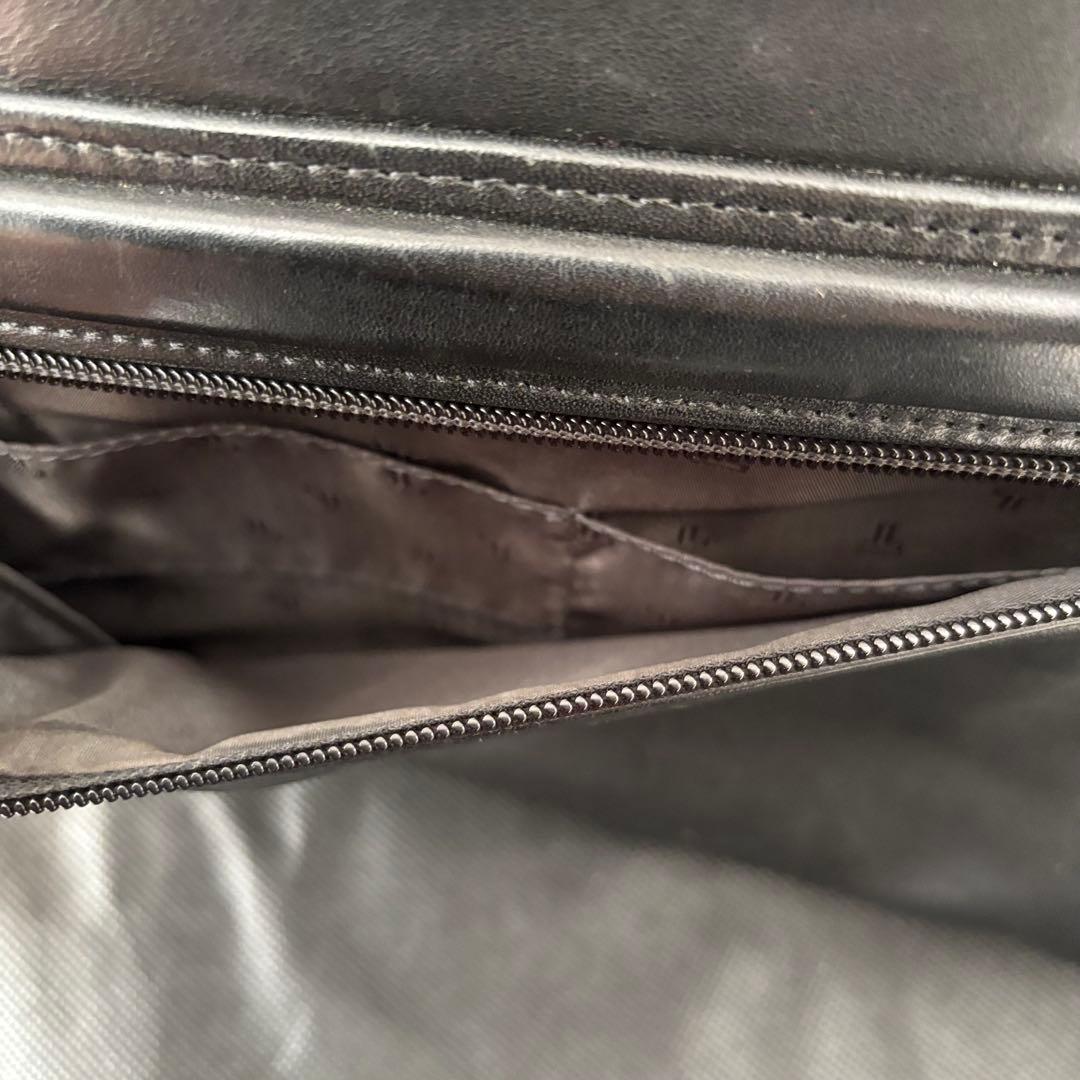 TUMI ビジネスバッグ 本革 レザー 2way 保存袋 ショルダー ブラック