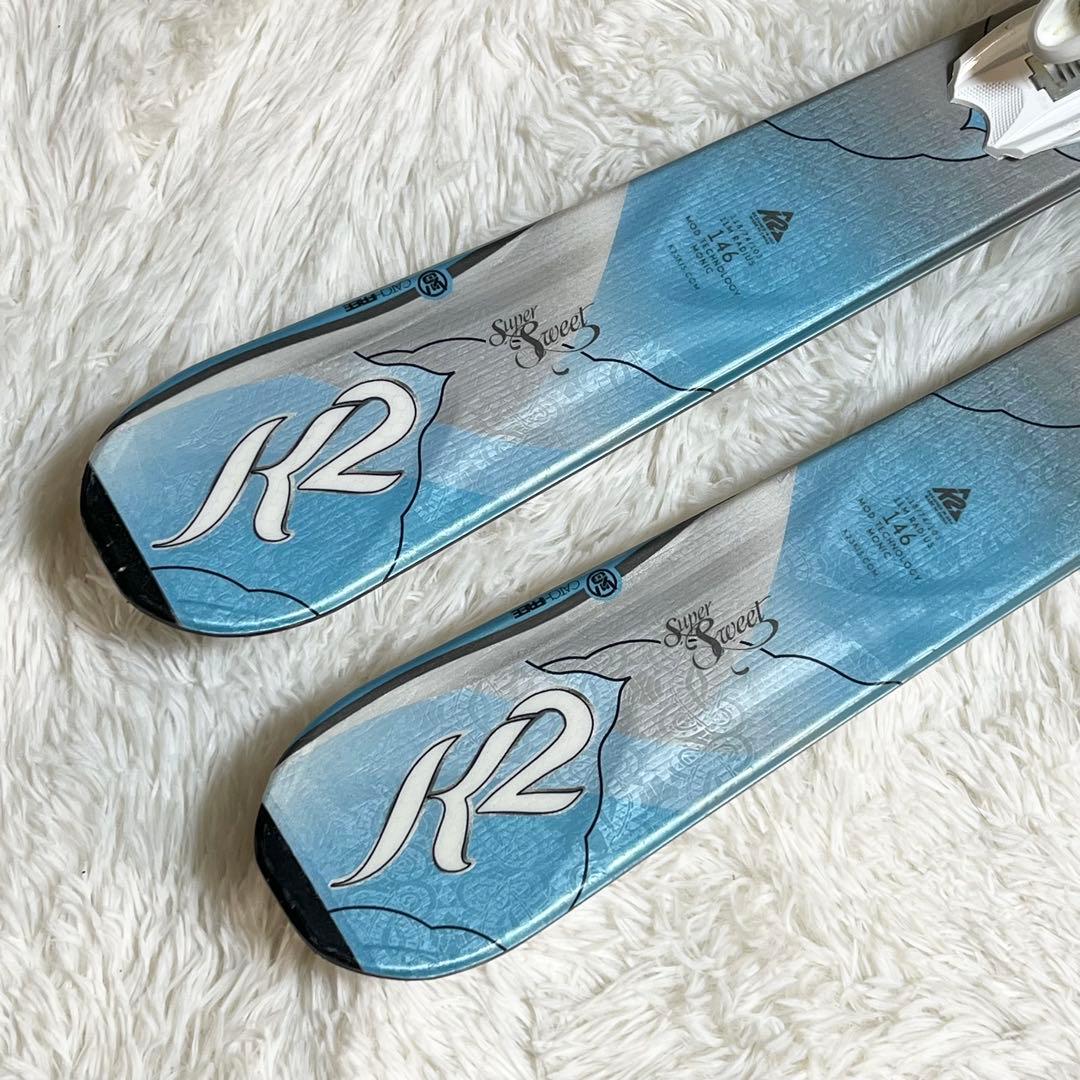 【美品】 Super Sweet 146 K2 MARKER スキー板セット