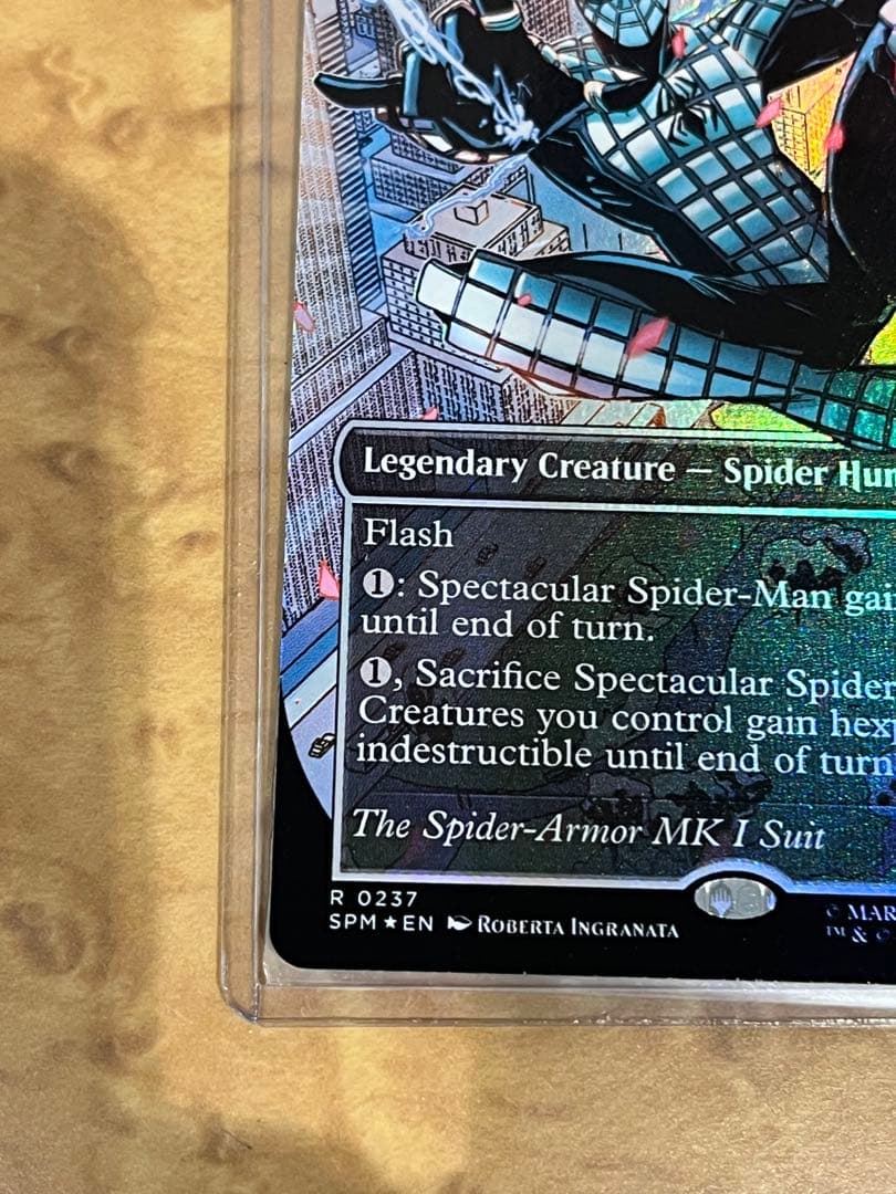 スペクタキュラー スパイダーマン テクスチャー・Foil ボーダーレス