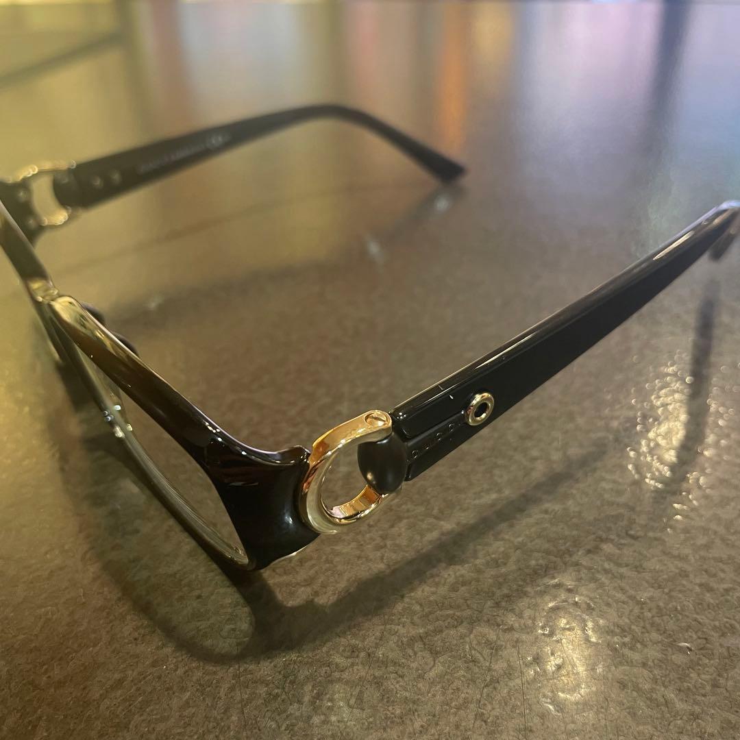 グッチ ホースビット メガネ 度入り