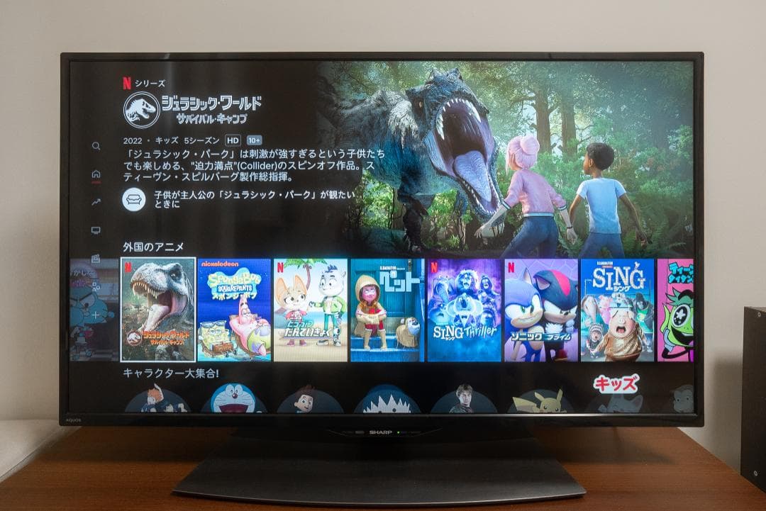 シャープ 40V型 4K液晶テレビ AQUOS 4T-C40BJ1