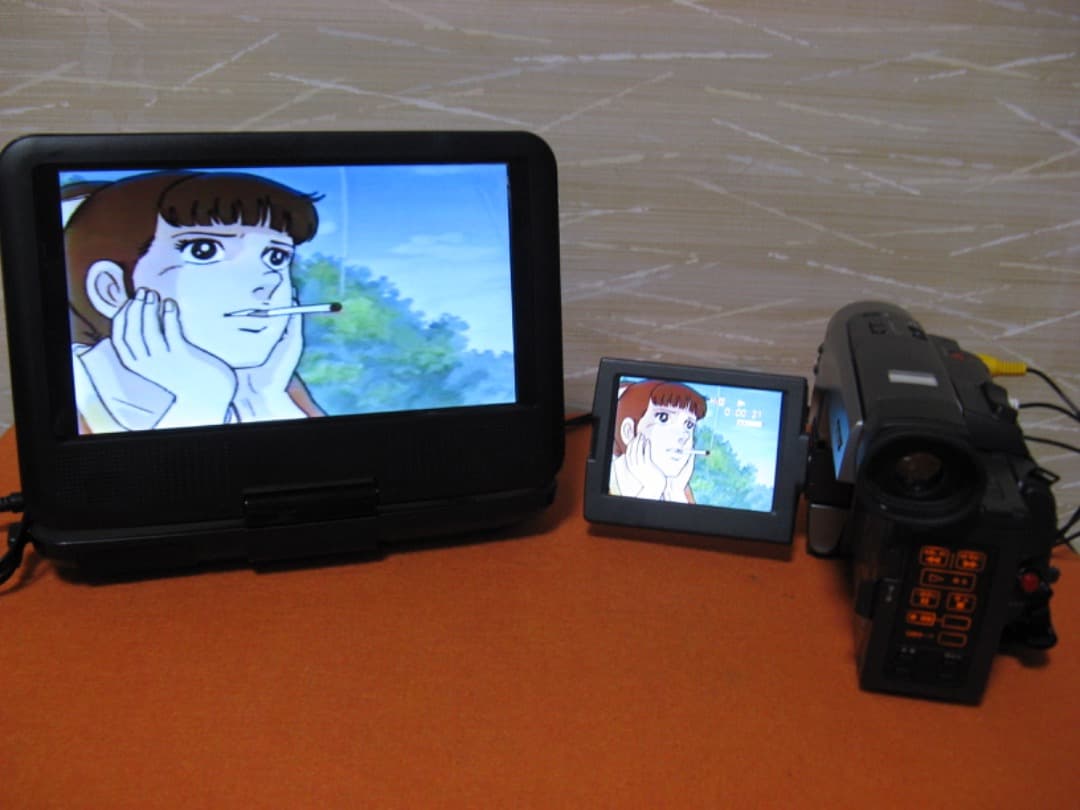 動作OK❗️☆SONYの液晶Hi8/8ミリビデオカメラ/CCD-TRV90