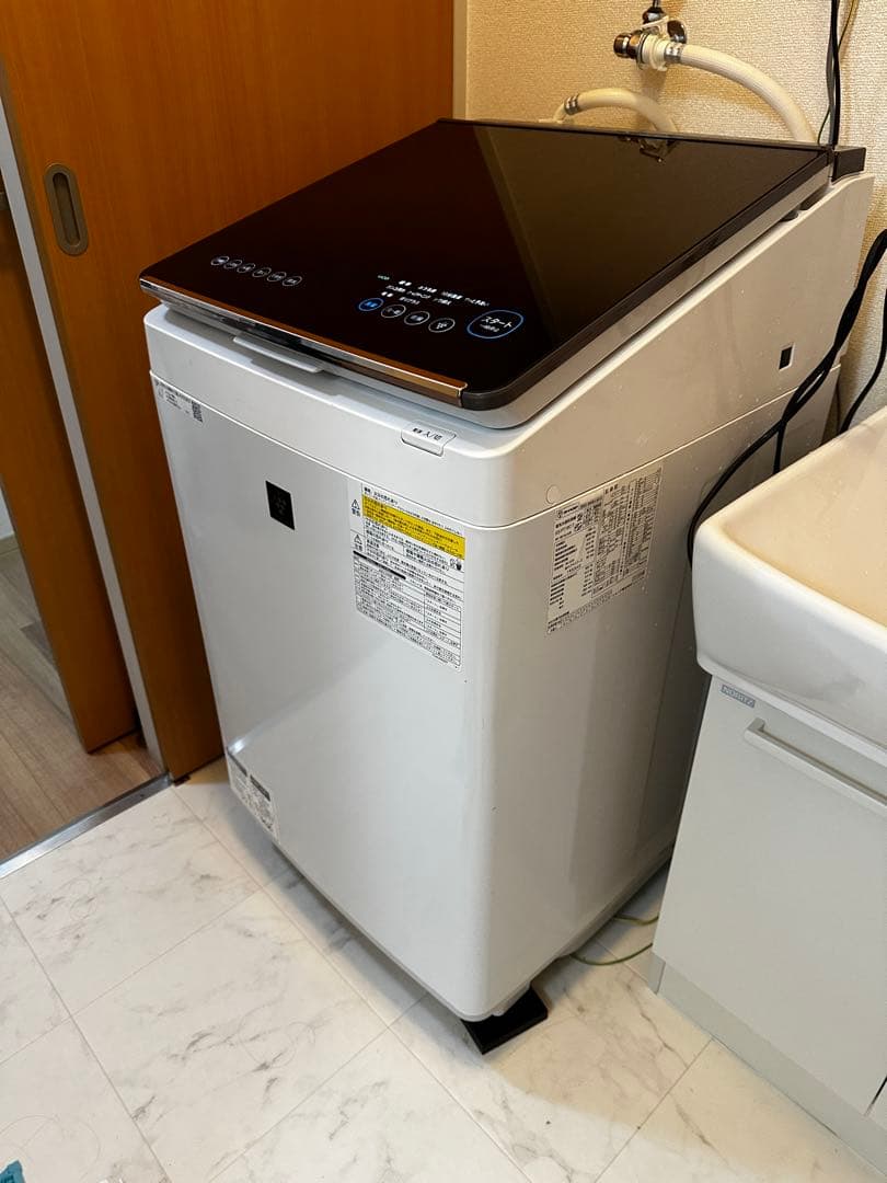 乾燥洗濯機　SHARP ESーPT10C-T 送料込み