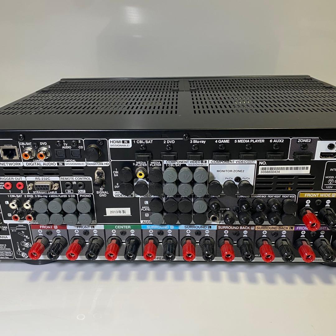 【極美品】DENON デノン AVR-X4000 AVアンプ サラウンドレシーバ