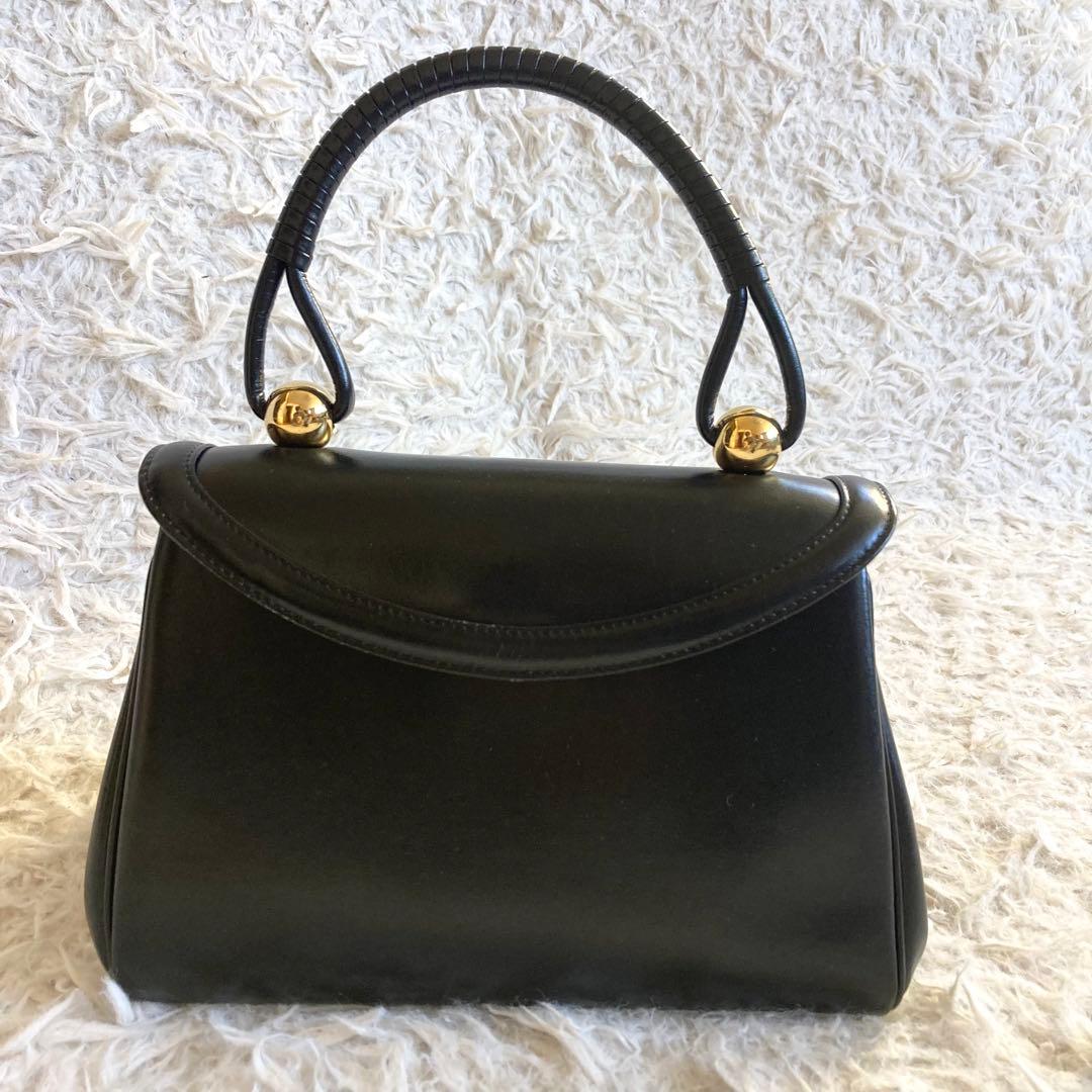 皇室御用達 濱野皮革工藝 HAMANO ハンドバッグ フォーマル 本革 冠婚葬祭