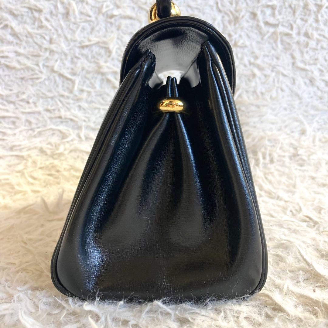 皇室御用達 濱野皮革工藝 HAMANO ハンドバッグ フォーマル 本革 冠婚葬祭