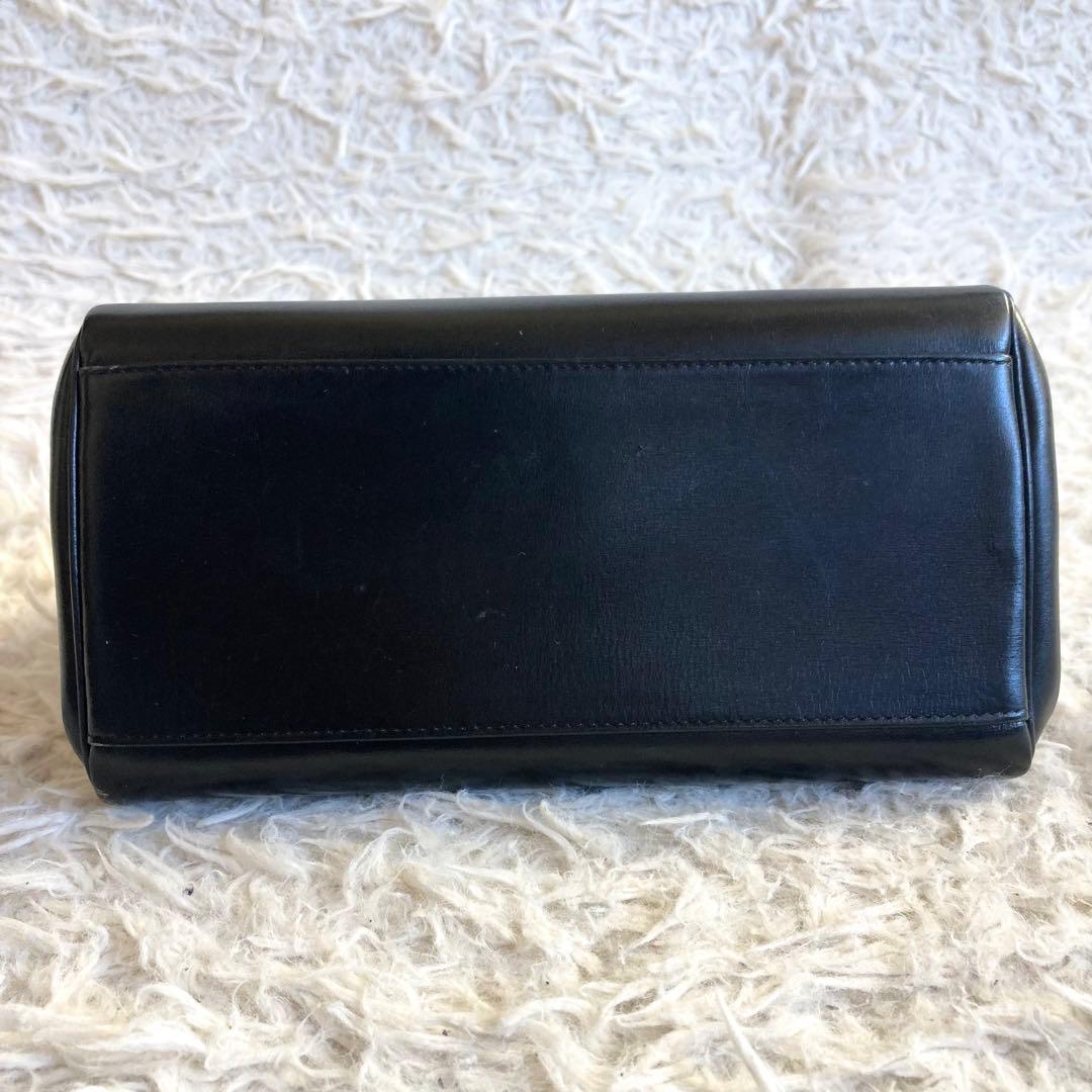 皇室御用達 濱野皮革工藝 HAMANO ハンドバッグ フォーマル 本革 冠婚葬祭