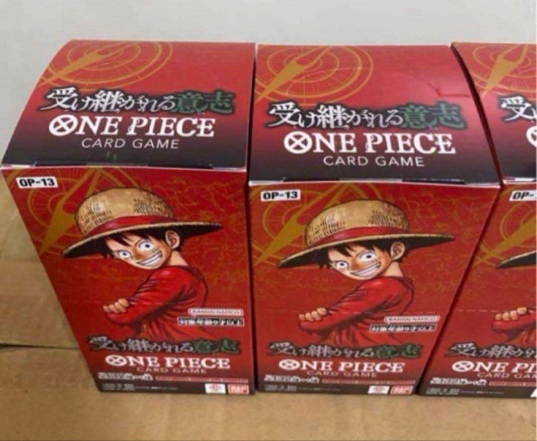 ワンピースカード　受け継がれる意思　テープ付き 4BOX