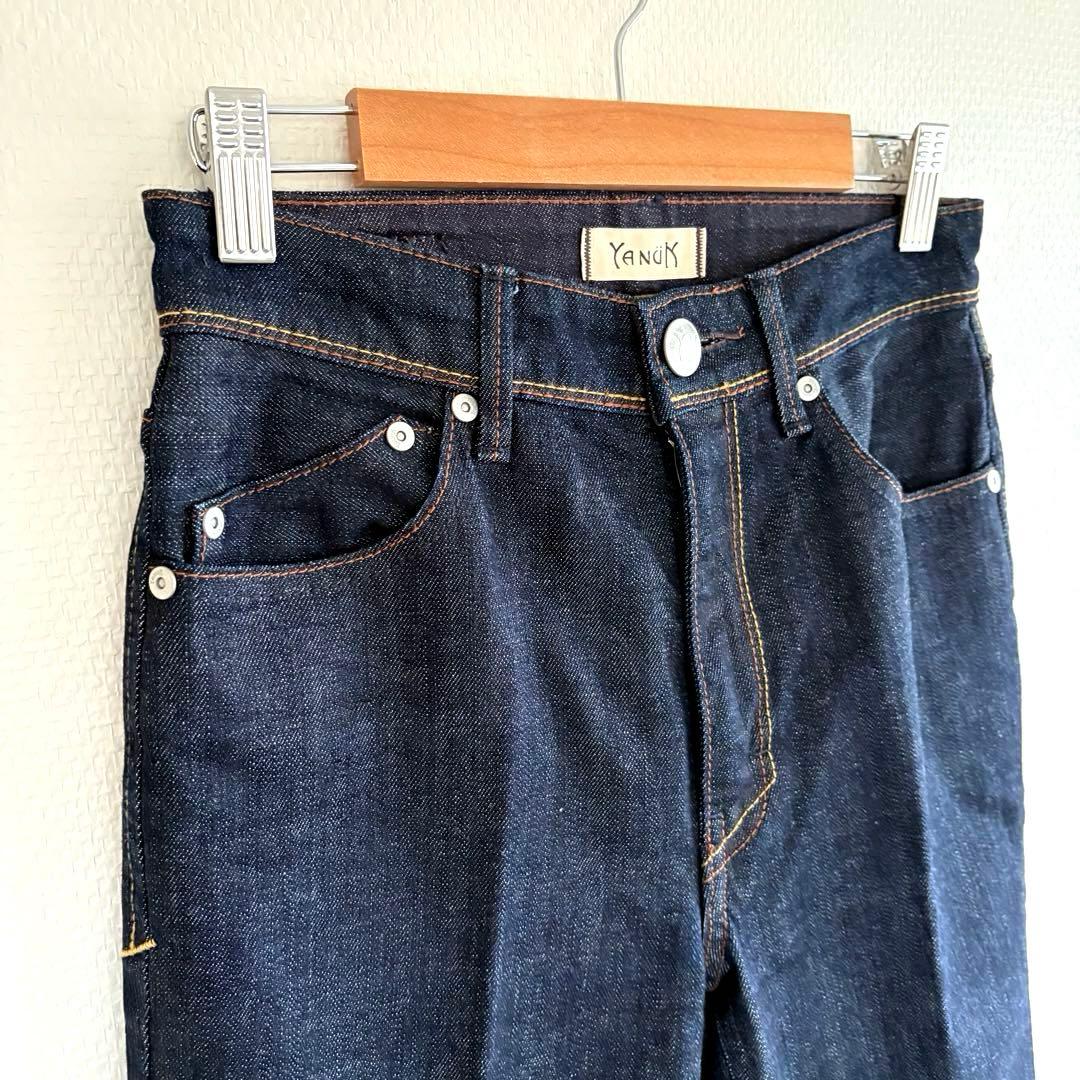 ヤヌーク　YANUK セミフレアジーンズ　フレアデニム　日本製　23