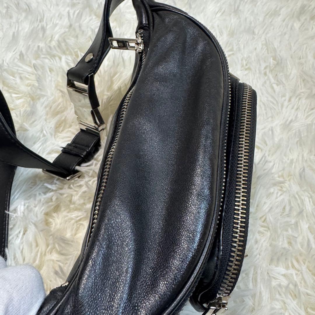 ALEXANDER WANG ボディバッグ レザー　ブラック