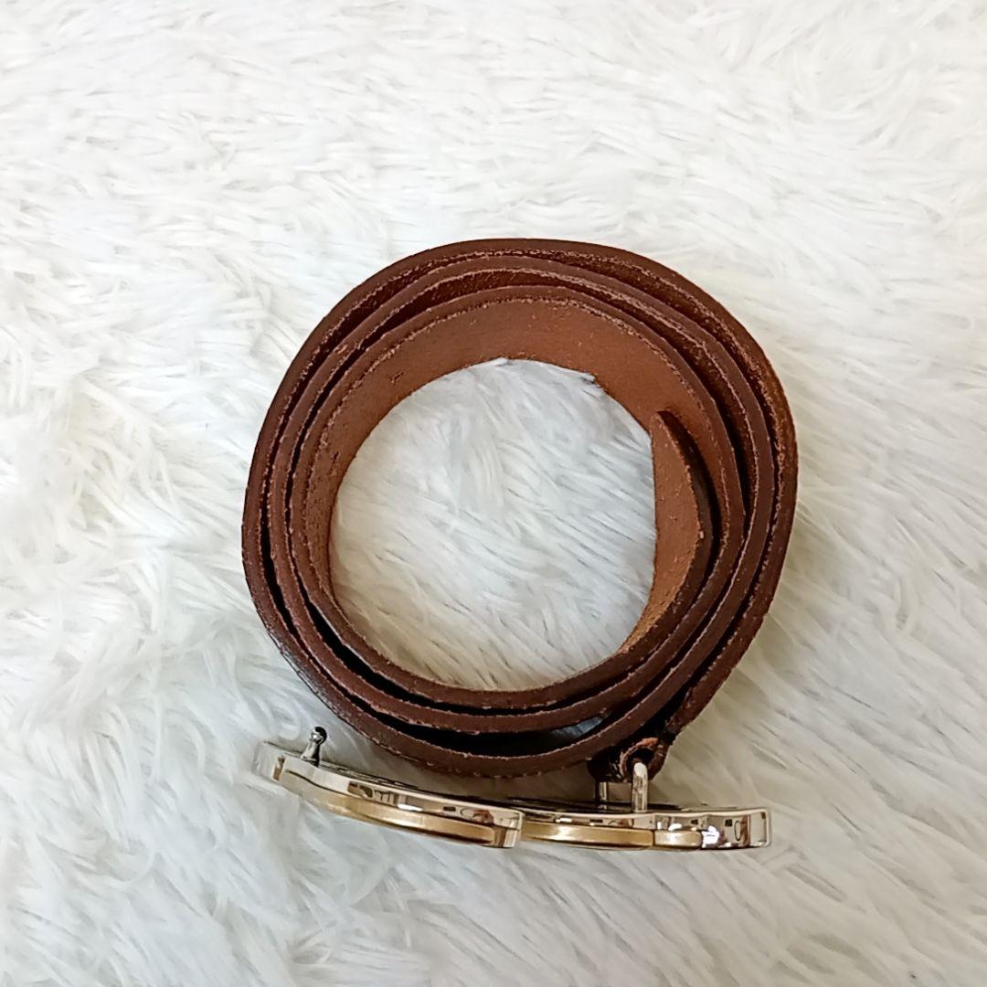 ドルチェ＆ガッバーナ ドルガバ DGロゴバックル レザー ブラウン メンズ