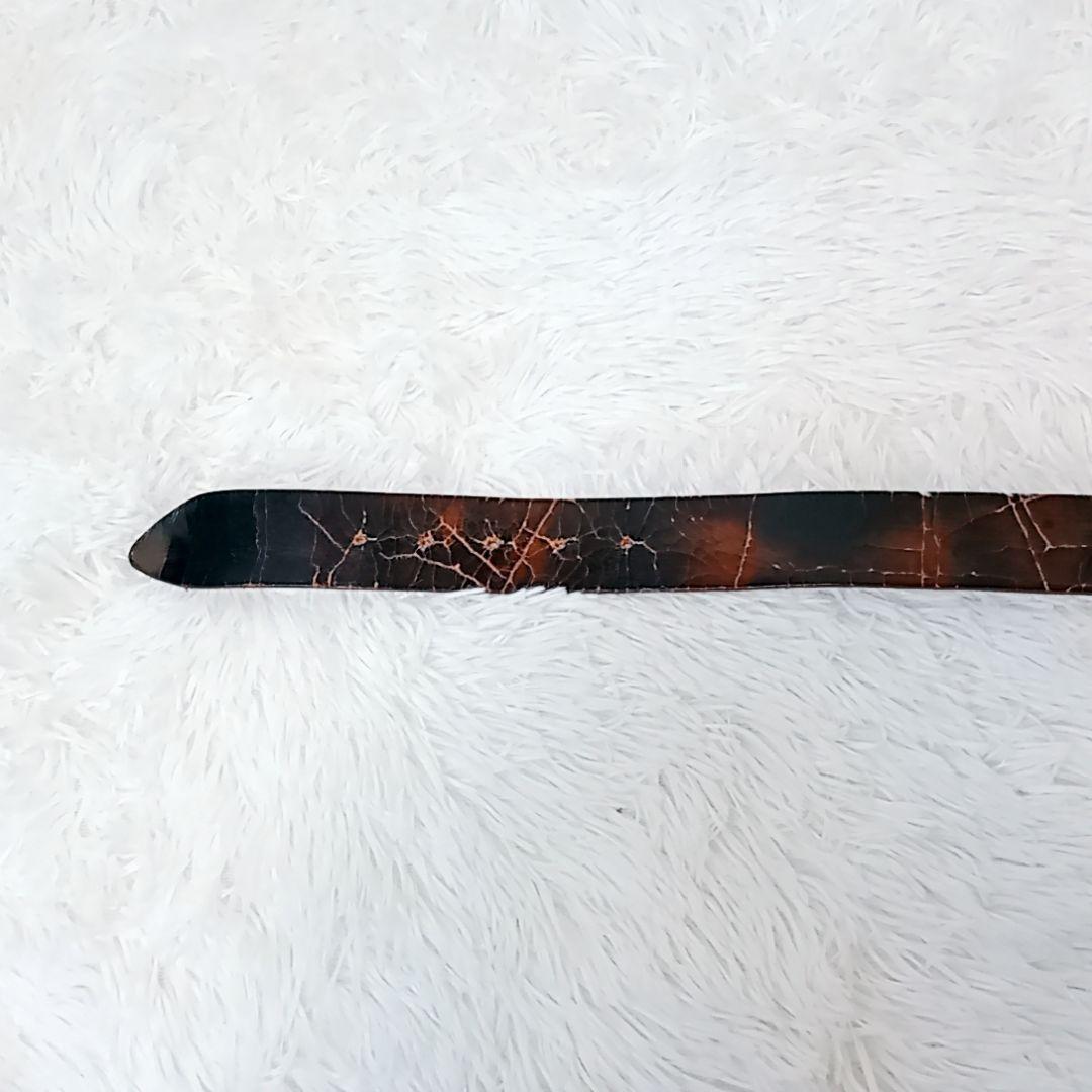 ドルチェ＆ガッバーナ ドルガバ DGロゴバックル レザー ブラウン メンズ