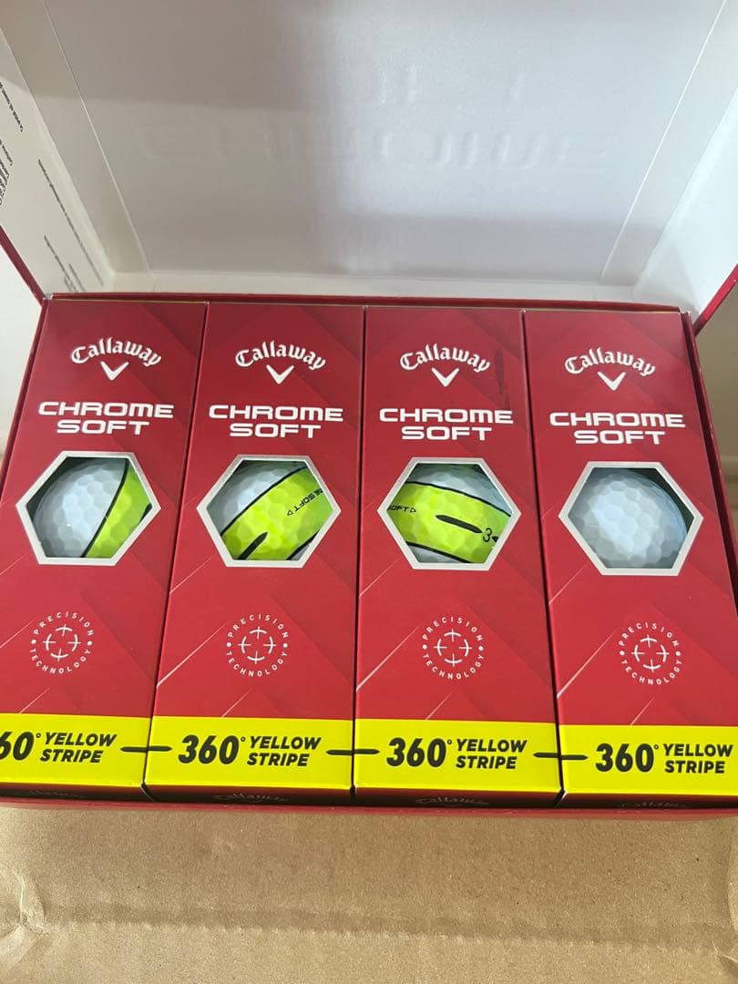 キャロウェイ(Callaway)ゴルフボールCHROME SOFT 3ダース