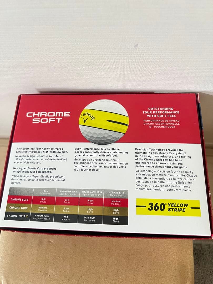 キャロウェイ(Callaway)ゴルフボールCHROME SOFT 3ダース