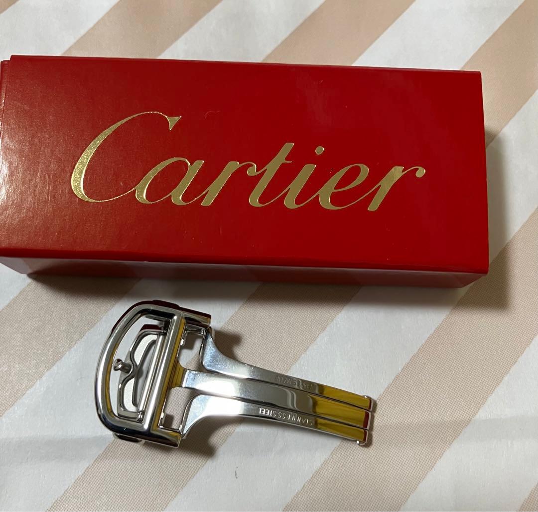 カルティエ純正dバックル（スチール）MXE0F2TP デュモンLM・サントスMM