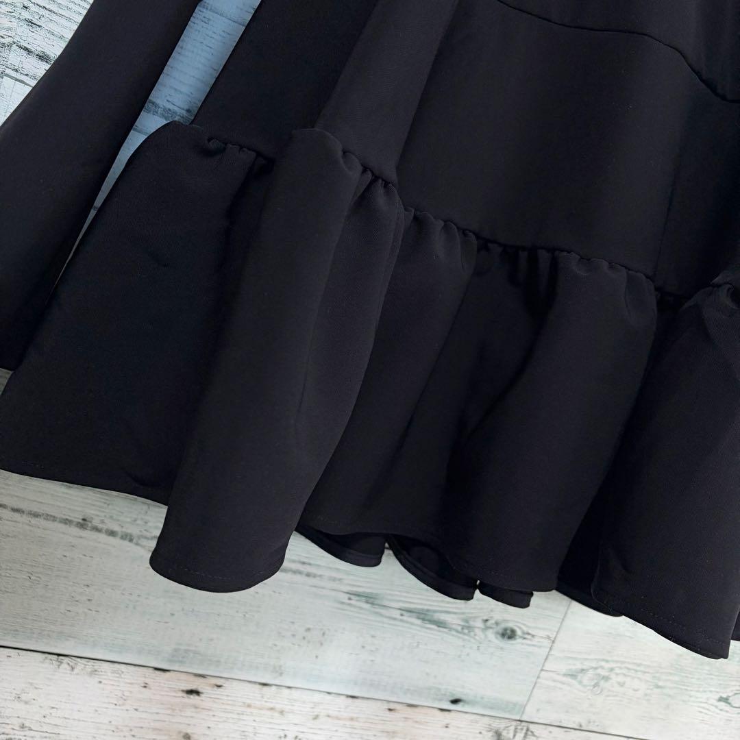 ☆24年モデル☆ヨリ　yori セレモニーティアードブラウス　ブラック　36