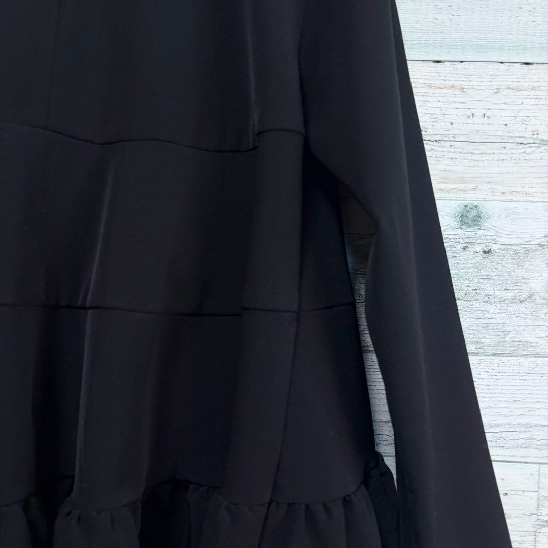 ☆24年モデル☆ヨリ　yori セレモニーティアードブラウス　ブラック　36