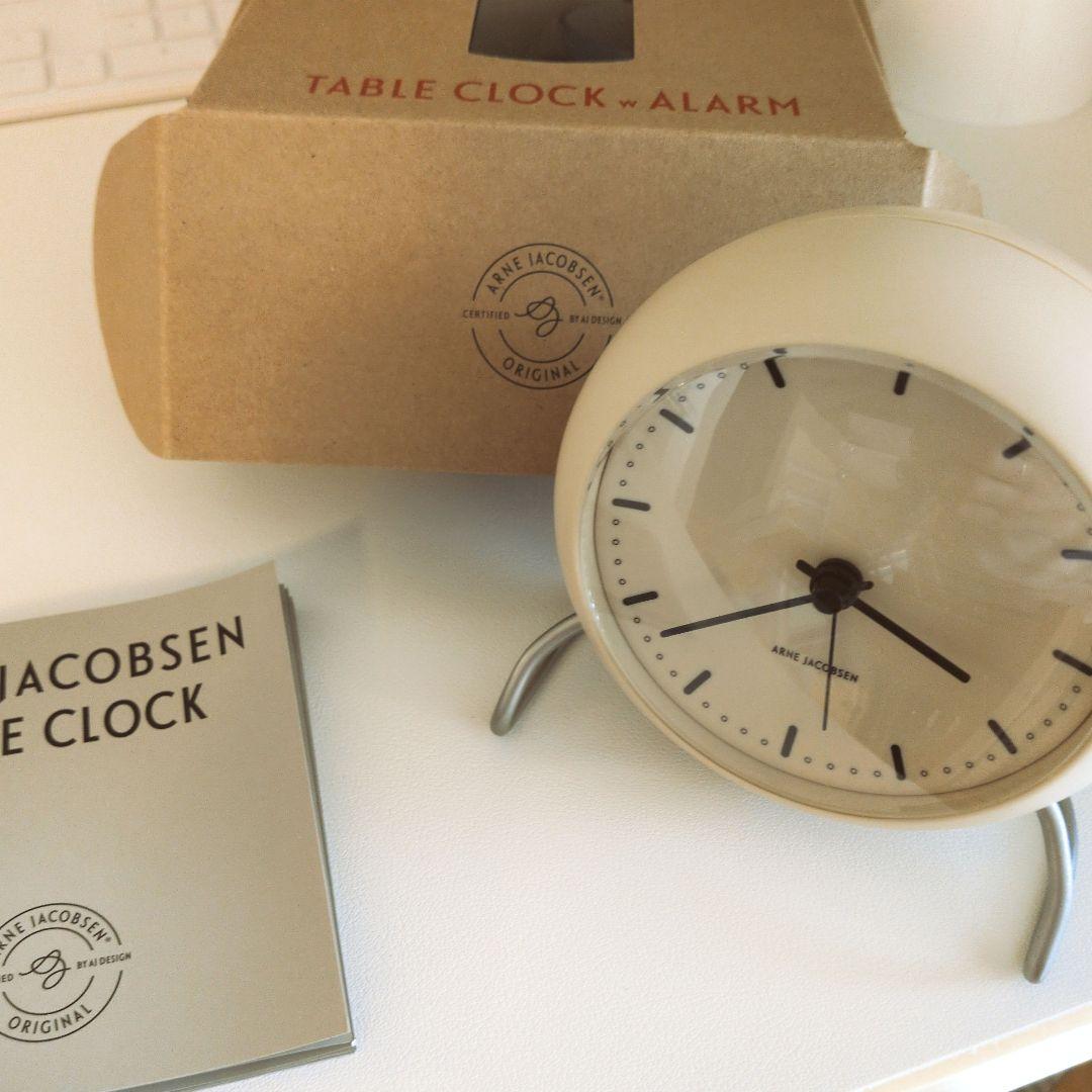 【美品・箱あり】ARNE JACOBSEN アルネヤコブセン テーブルクロック