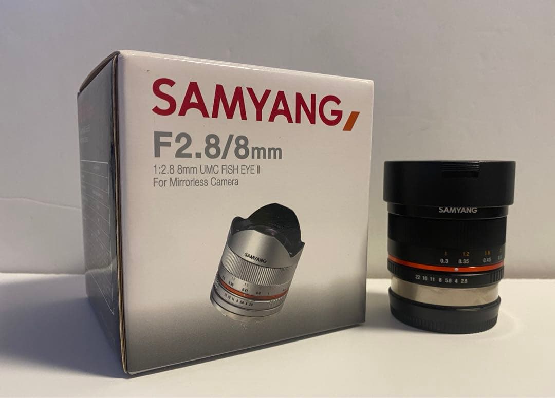 samyang F2.8/8mm 富士フイルム　カメラ　レンズ