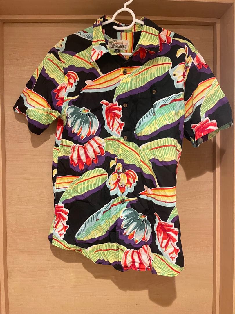 pataloha ブラックバナナ　サイズS 復刻　アロハシャツ