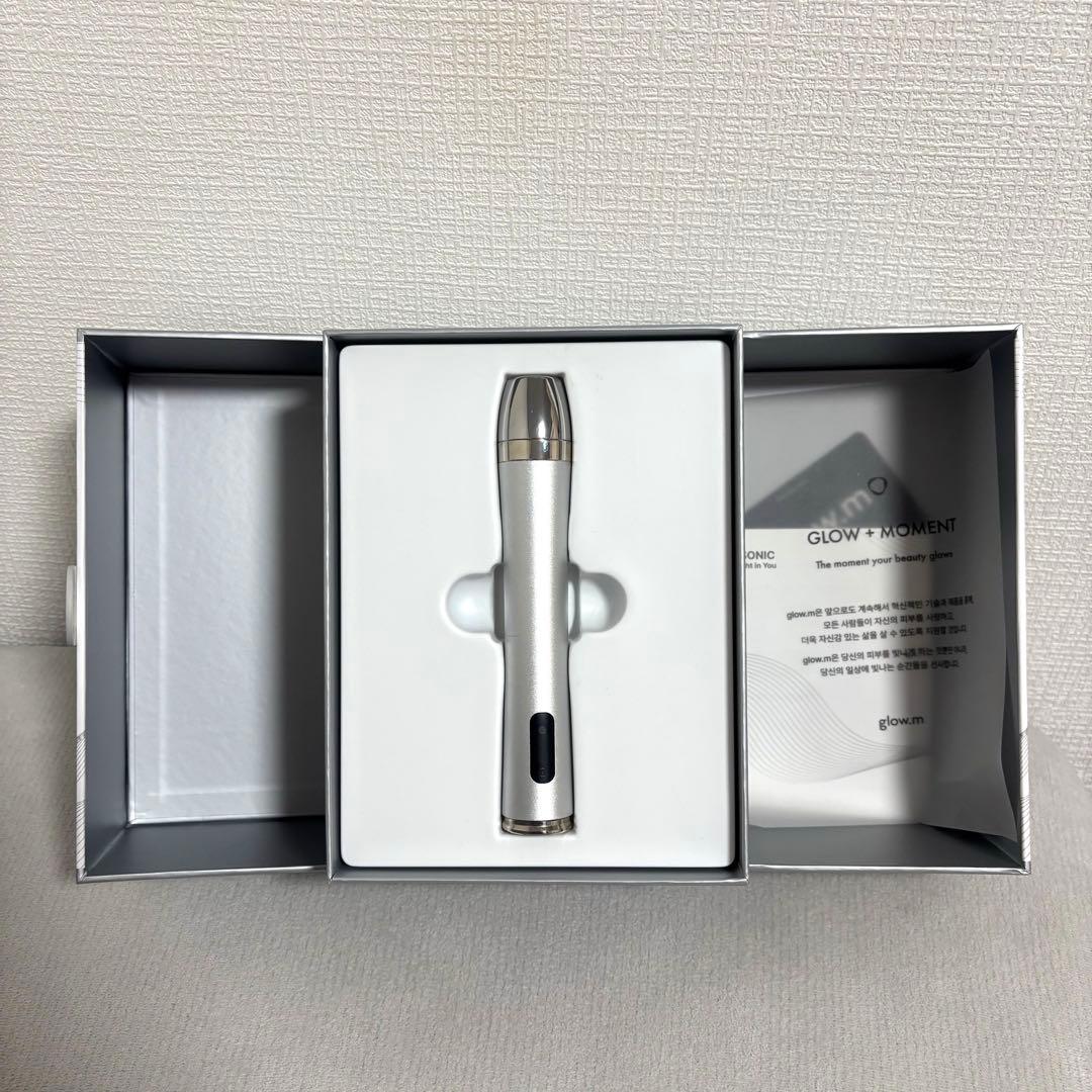 【美品/動作確認済】Glow.M Booster Sonic 美顔器 ほぼ未使用