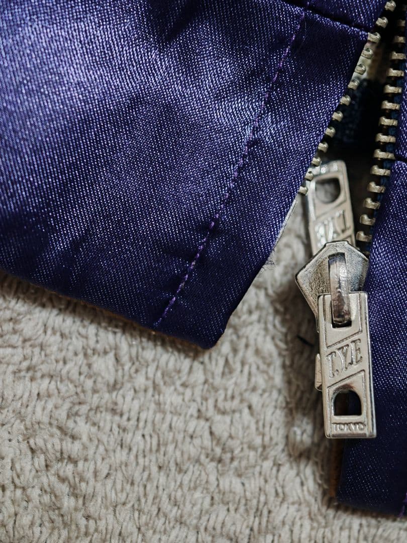 美品 テーラー東洋 ２面用 okinawa 別珍 スカジャン スカル サテン