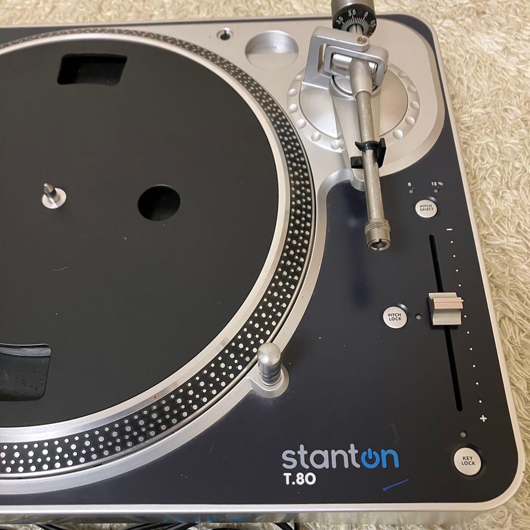 【人気商品】Stanton T.80 ターンテーブル　通電、回転確認