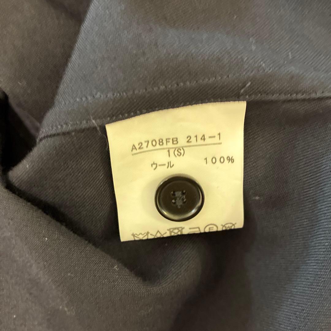 JOHN SMEDLEY ウールシャツ ネイビー