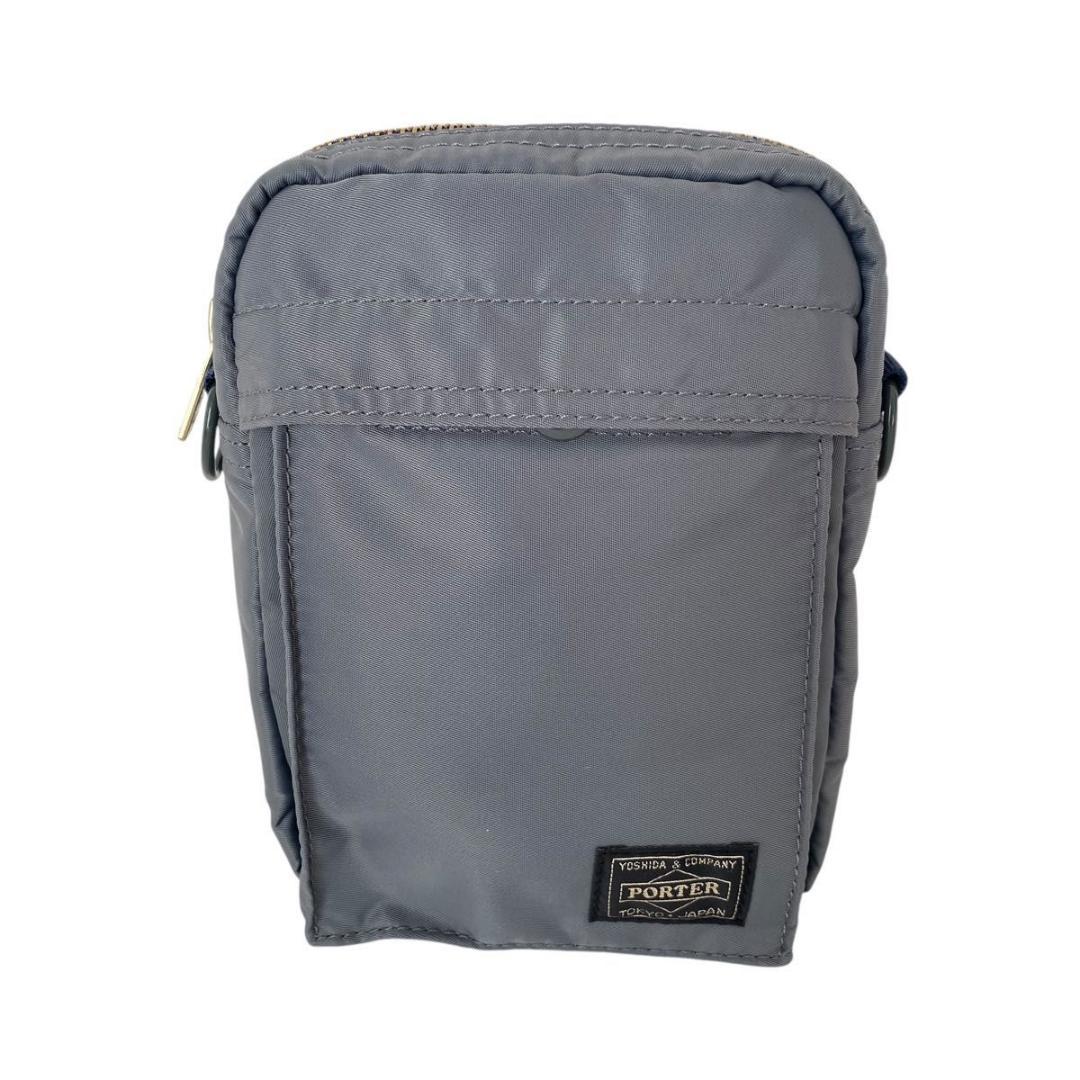 未使用級 ポーター タンカー PX バーティカル　ショルダーバッグ 　グレー系