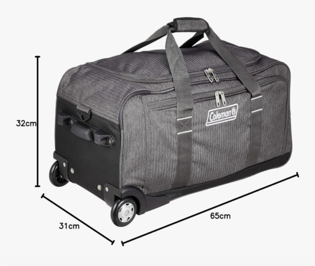 コールマン　キャリーバッグ、バックパックの3点セット