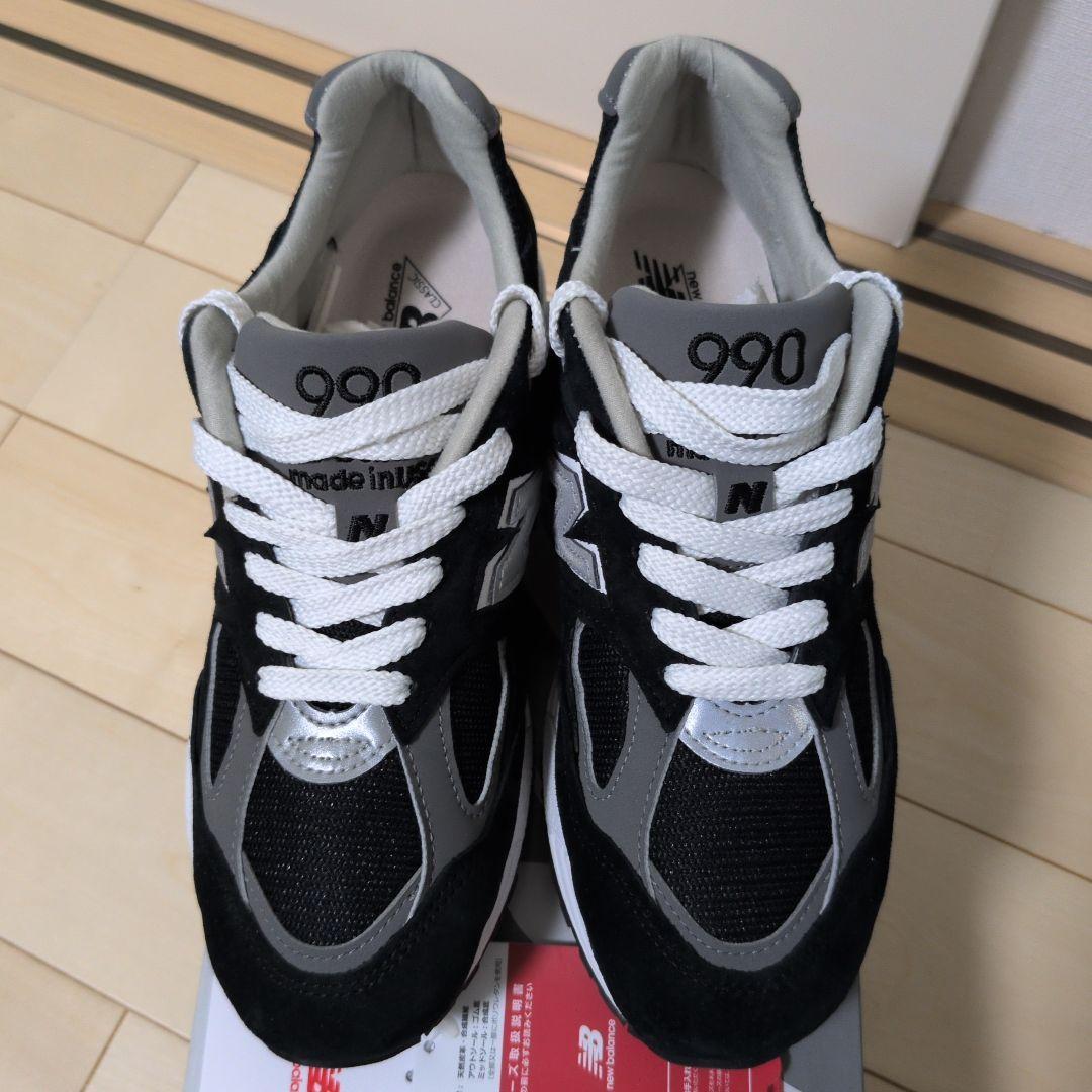 ニューバランス　M990 V2 ブラック　28cm