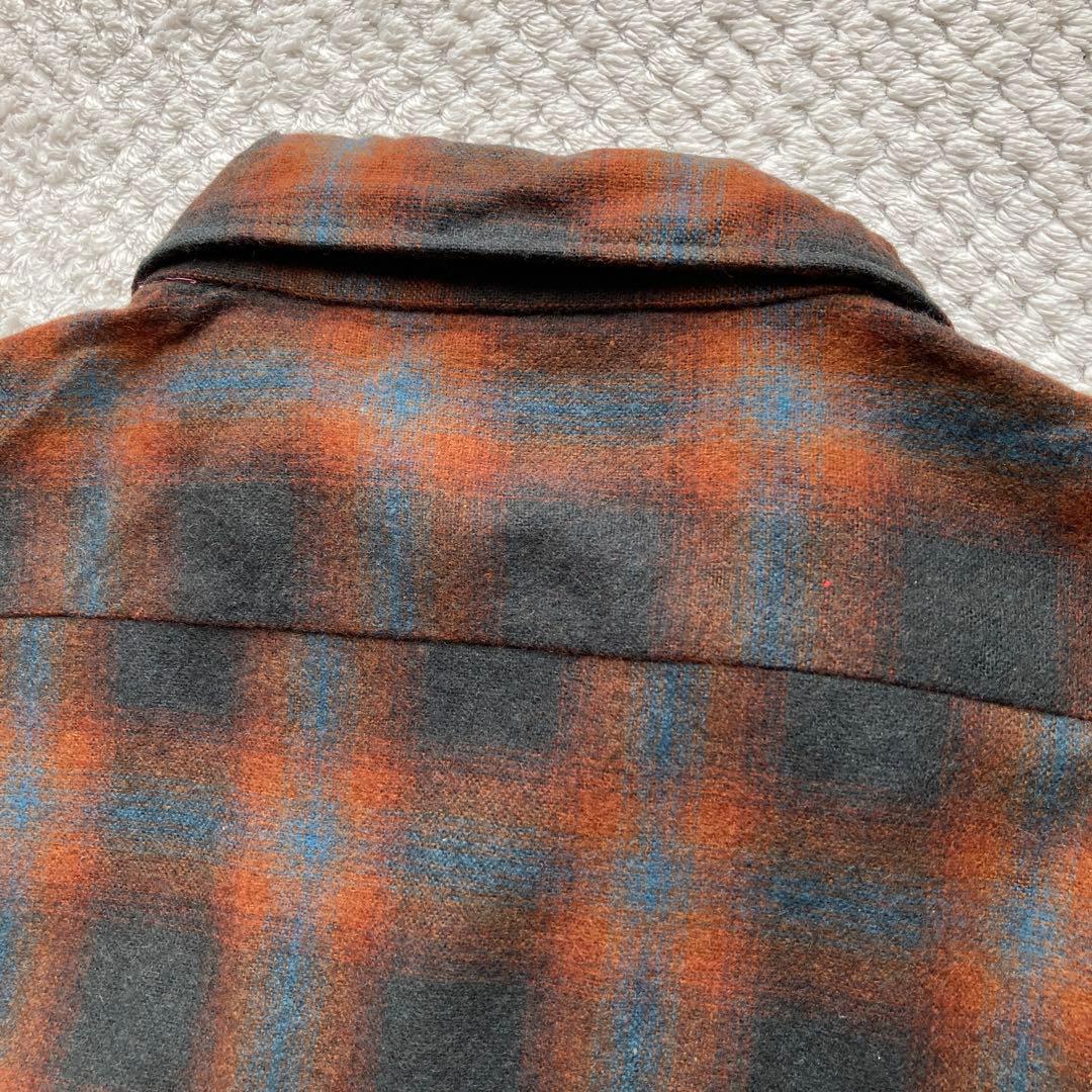 70s cascade カスケード オンブレ ウールシャツ PENDLETON