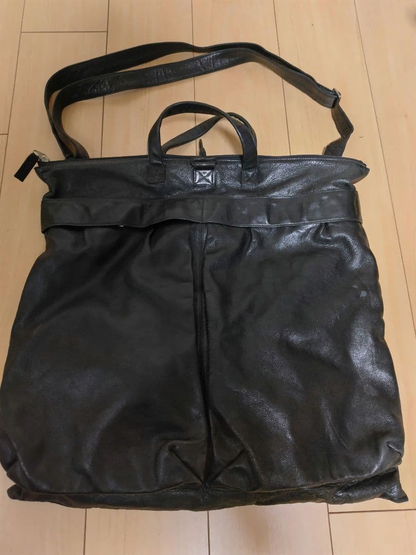 HELMUT LANG ヘルムートラング レザーヘルメットバッグ