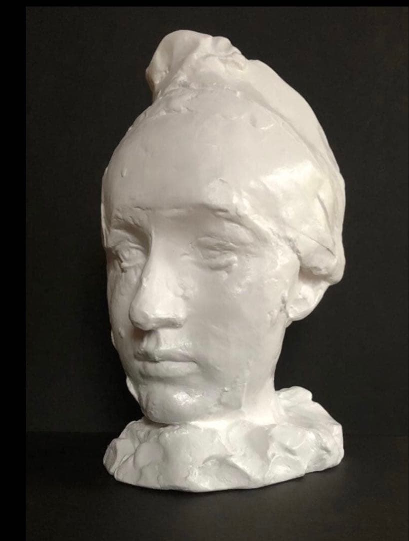 い*し様 ロダン作　『フリジア帽をかぶったカミーユ』　石膏像