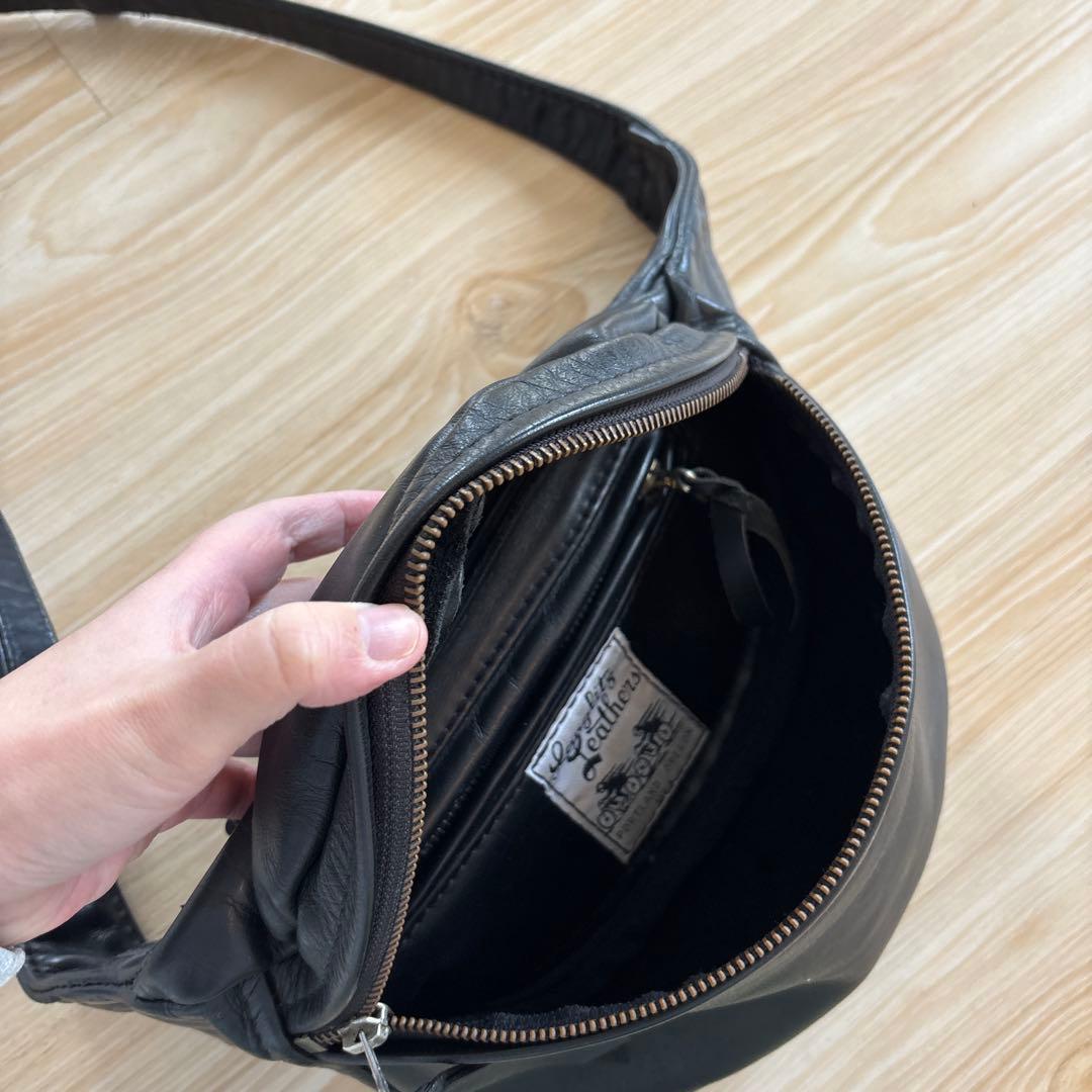 ラングリッツレザー　ウエストバック