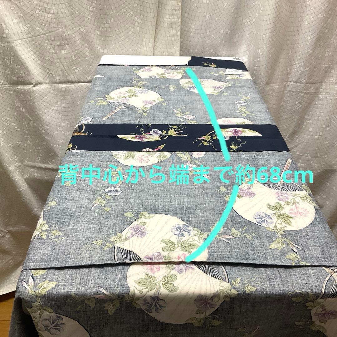 【ピンクハウス】 PINK HOUSE 浴衣 ハンガー 巾着 帯 朝顔うちわ柄