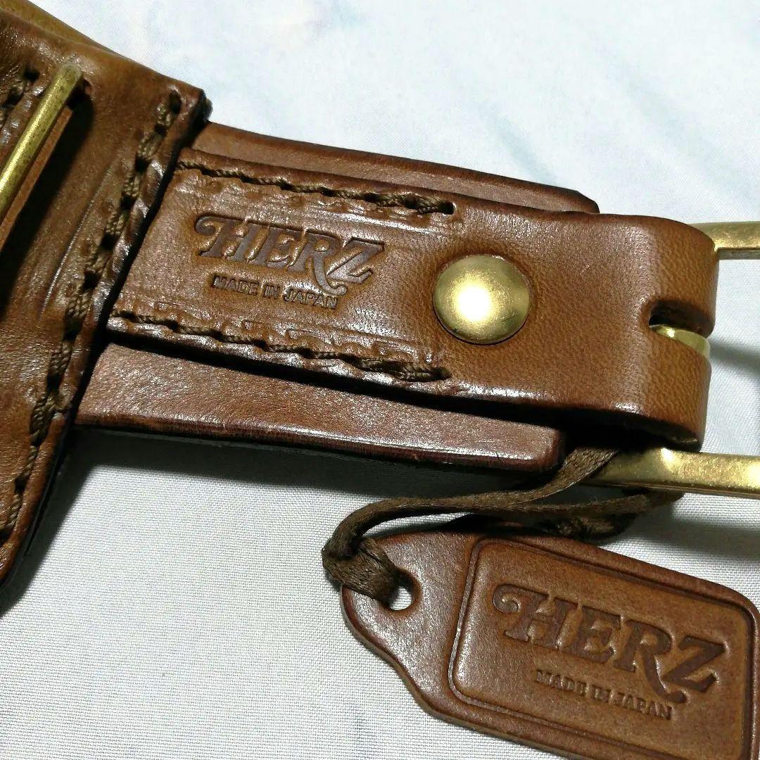 HERZ ヘルツ レザー ボディバッグ ブラウン